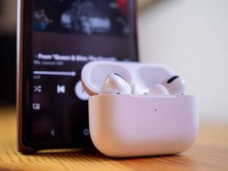 AirPods Pro and Galaxy Note 10