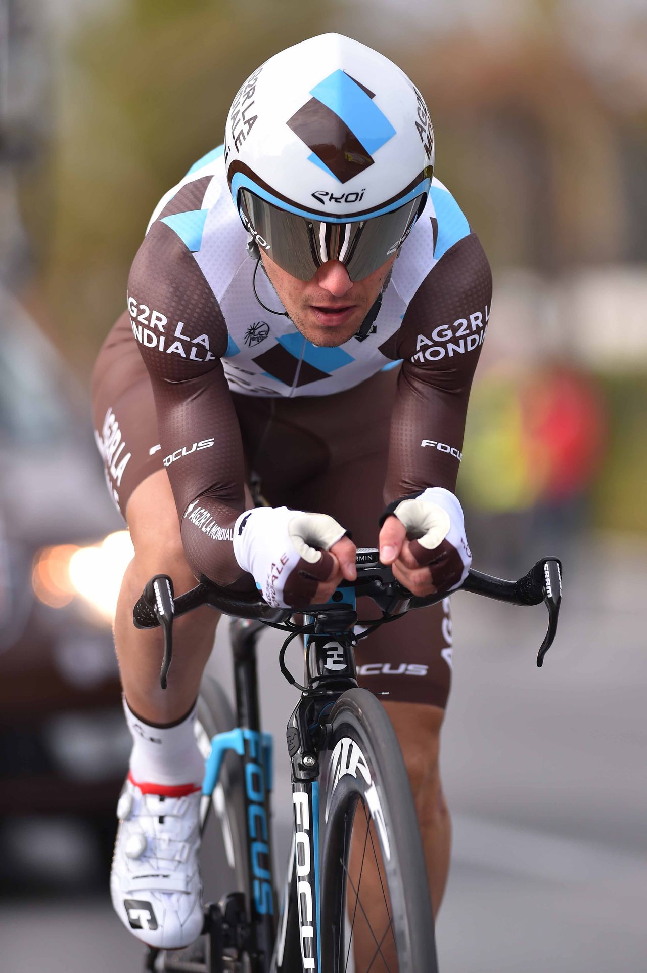 Domenico Pozzovivo riding to 91st