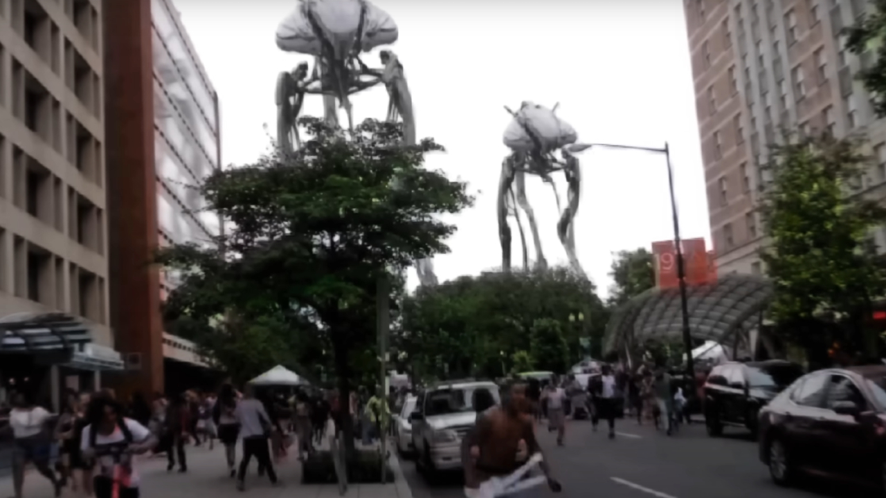 The tripods in War of the Worlds