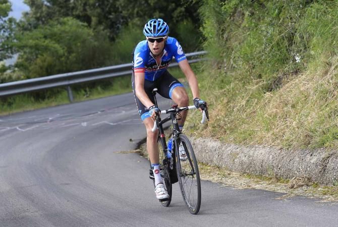 Ryder Hesjedal (Garmin-Sharp) on the attack