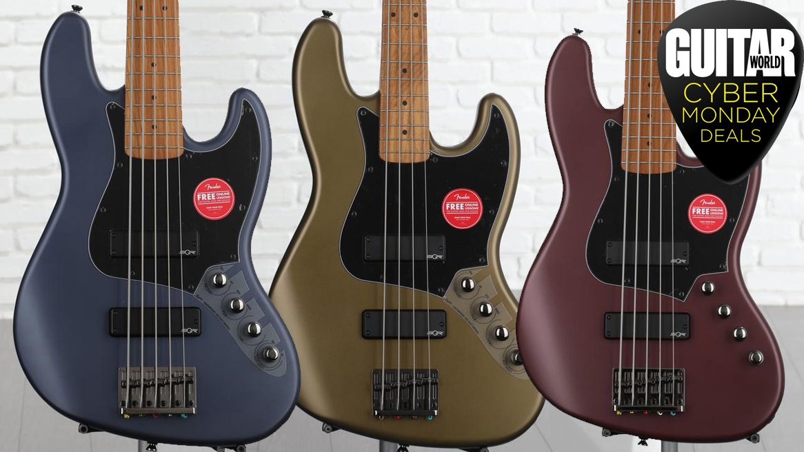 Cyber Monday guitar deal: Squier Contemporary Active Jazz Bass HH