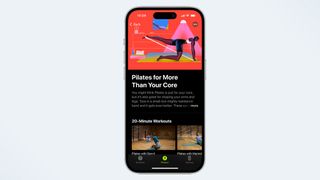 a photo of the Pilates collection on Apple Fitness Plus