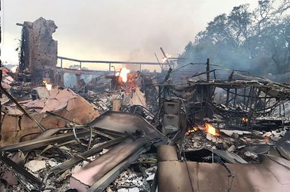 signorello estate, fire, california