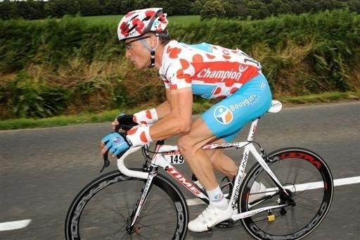 Thomas Voeckler (Bouygues Telecom) was in the break for a second day running.