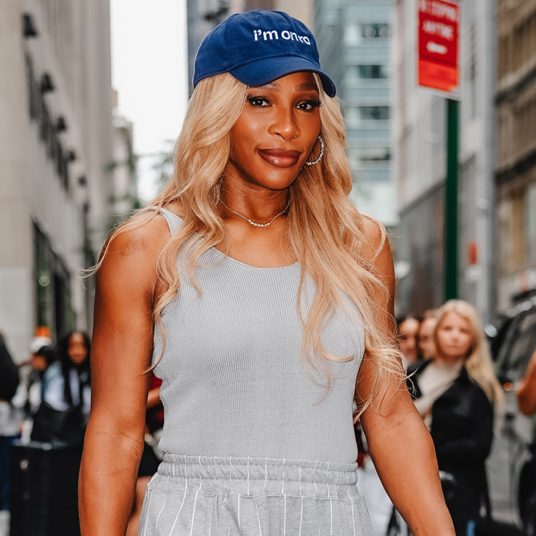Serena Williams was spotted outside The Today Show in the wide-leg trouser trend