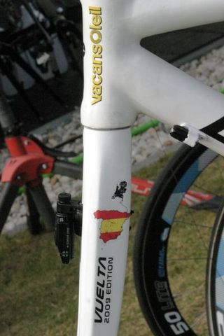 Vacansoleil had brand new, limited edition forks installed on the team's bikes just days before the race begins.