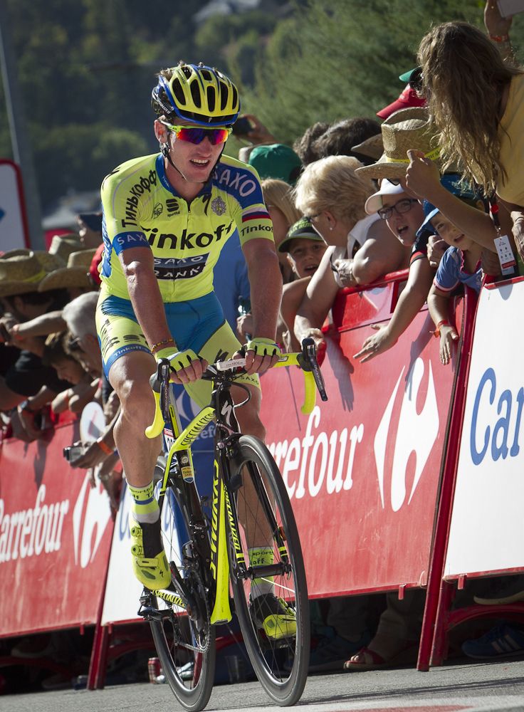 Rafal Majka finishes stage 20.