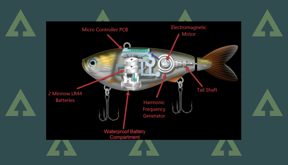 battery powered fishing lure