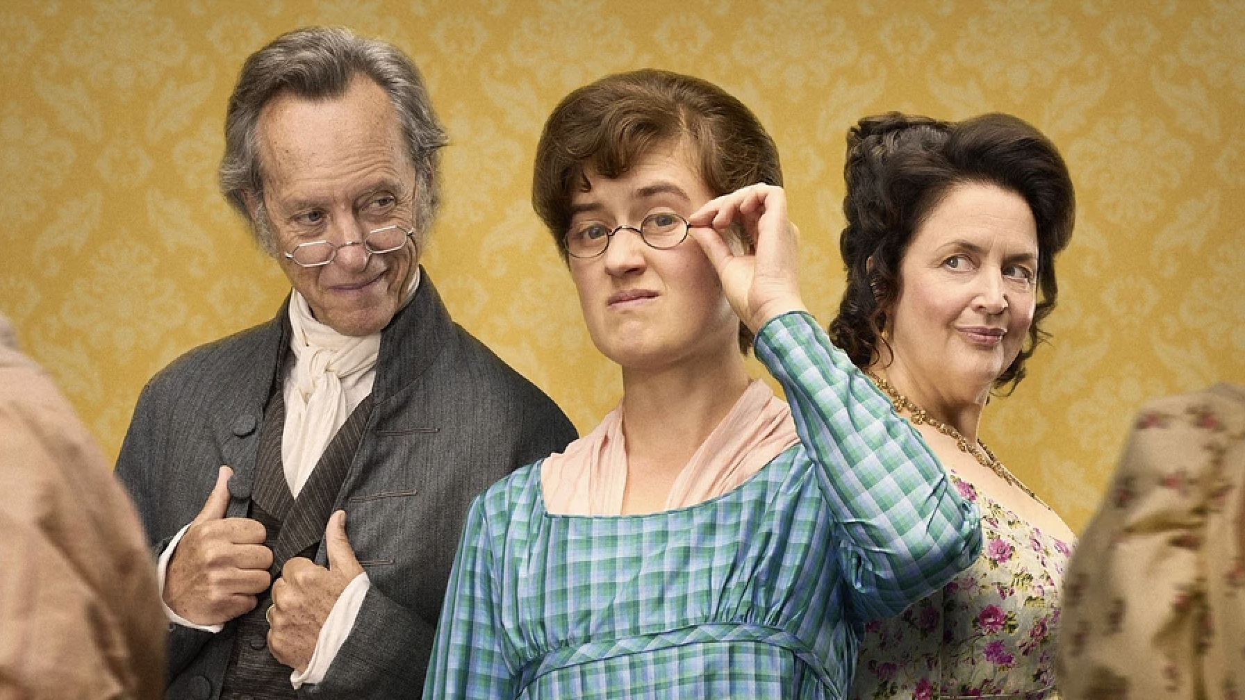 Richard E. Grand and Ruth Jones dressed in period costume in 2026 Jane Austen dramaThe Other Bennet Sister available &ndash; one of 3 hidden gems to watch on BBC iPlayer 
