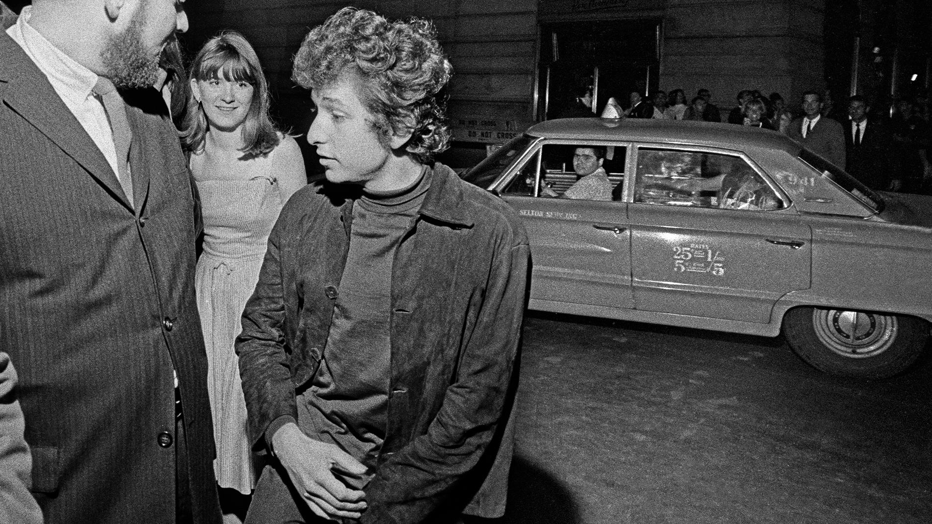 The Beatles in New York City, on their North American Tour ahead of their concert to be held at Forest Hills. Beatles fans gather near the Delmonico Hotel on Park Avenue where the band stayed during their visit. During their stay there they were visited by American folk singer Bob Dylan. 28th-29th August 1964.
