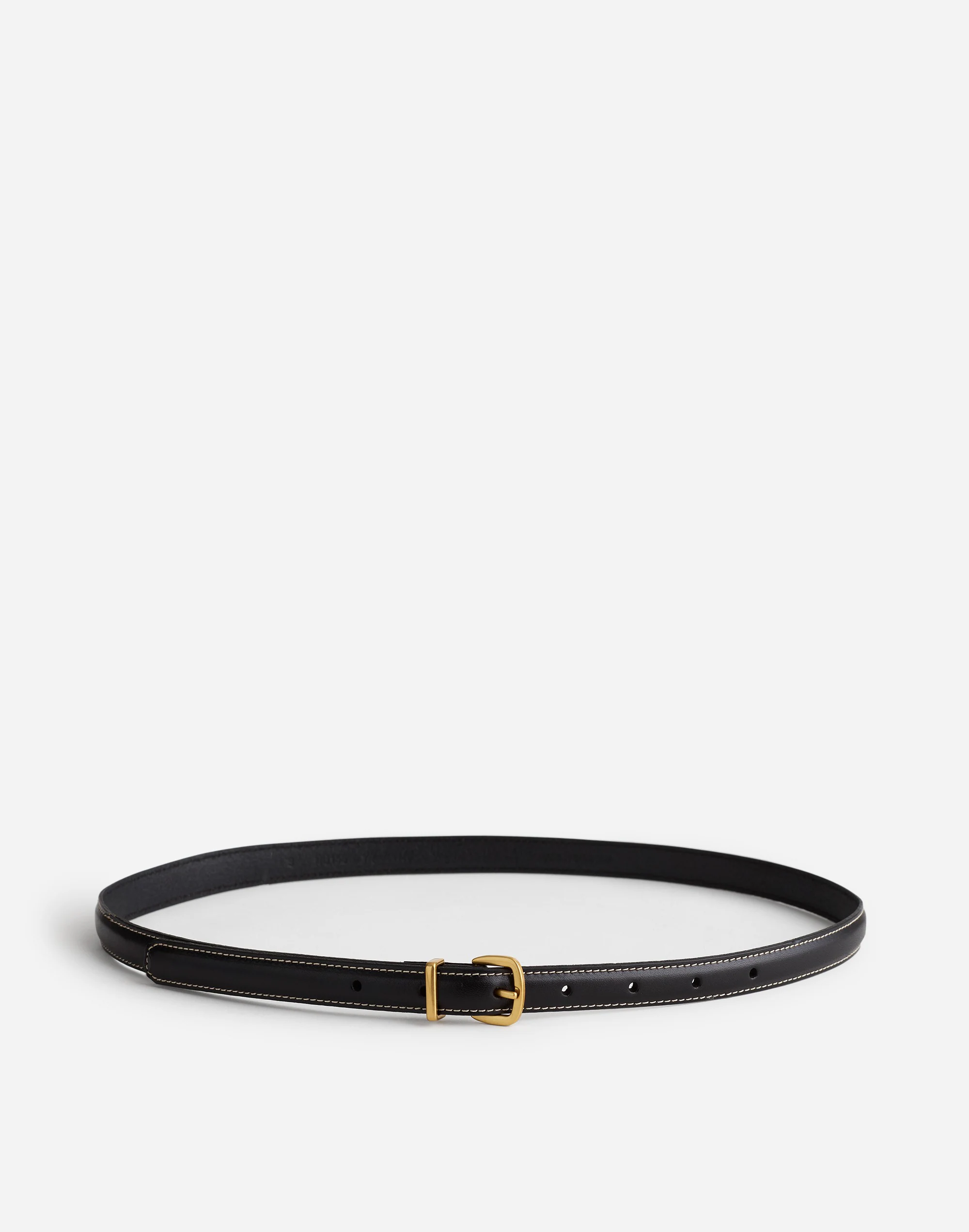 The Essential Skinny Leather Belt