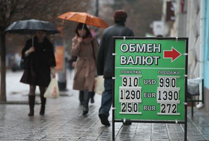 Russia's economy slides into crisis