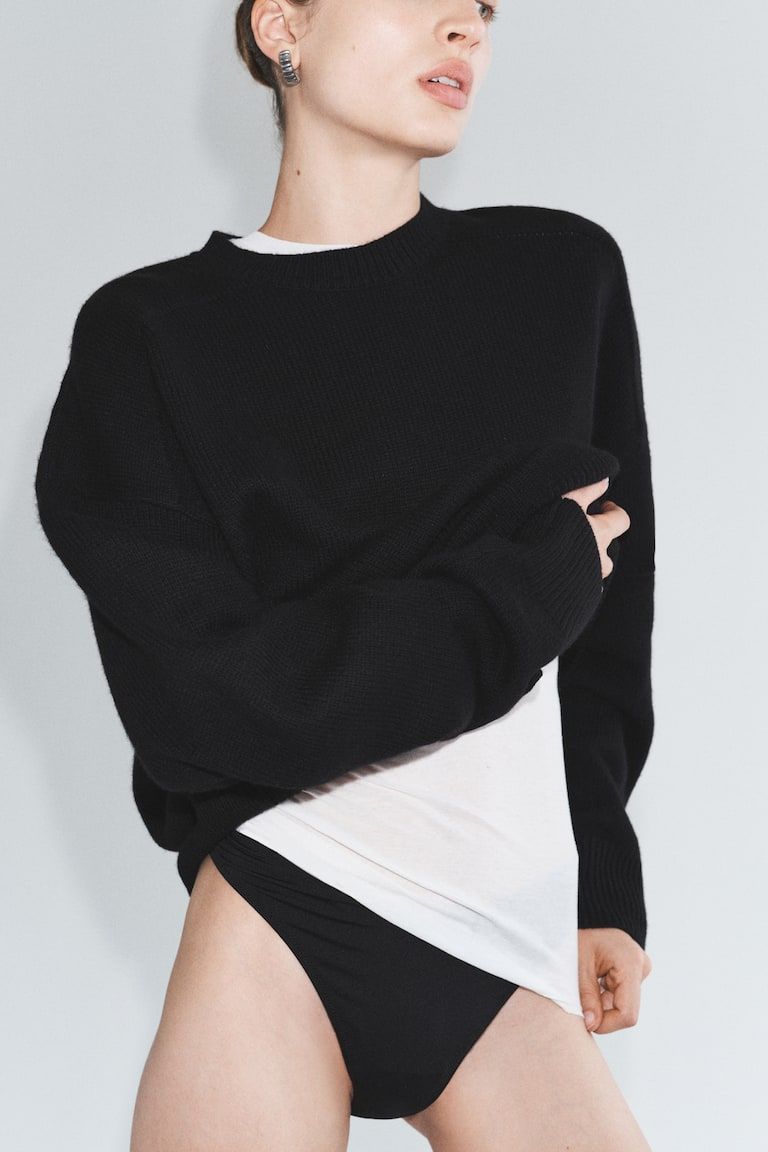 Cashmere-Blend Jumper