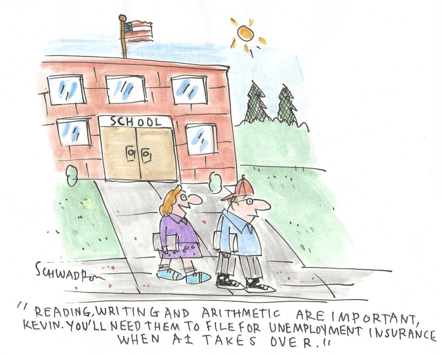 Political cartoon