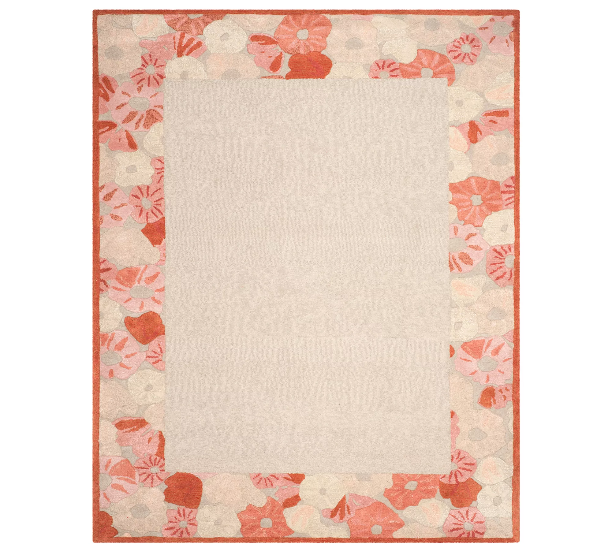 Martha Stewart Poppy Border 8' X 10' Rug