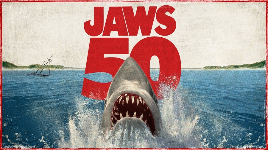 Poster for Jaws&#039; 50th Anniversary 