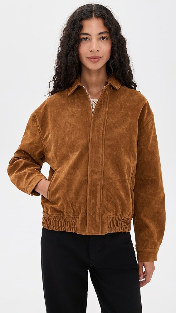 Bailey Rose Faux Suede Jacket