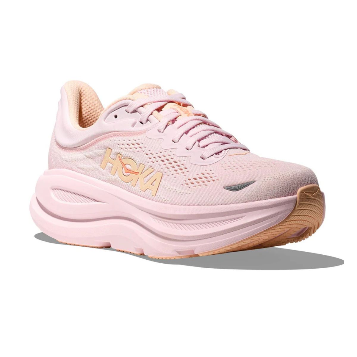 HOKA Bondi 9 - Lilac Cream/Tangerine Glow