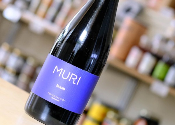 bottle of Nuala with light purple label