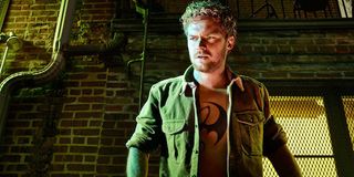 Iron Fist in a promo image for The Defenders