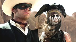 Lone Ranger movie with Armie Hammer and Johnny Depp