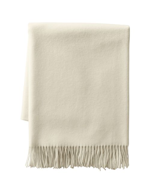 European Solid Cashmere Throw