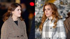 Princesses Eugenie and Beatrice dispelled feud rumors as they appeared with the senior Royal Family at the Westminster carol concert