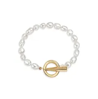 Missoma, Baroque Claw T-Bar Bracelet, $175 | £135