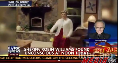 Fox News accidentally mourns Robin Williams with fake Mrs. Doubtfire clip
