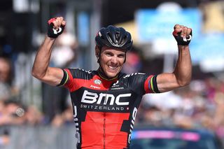 Philippe Gilbert takes his second stage win of the 2015 Giro d'Italia.