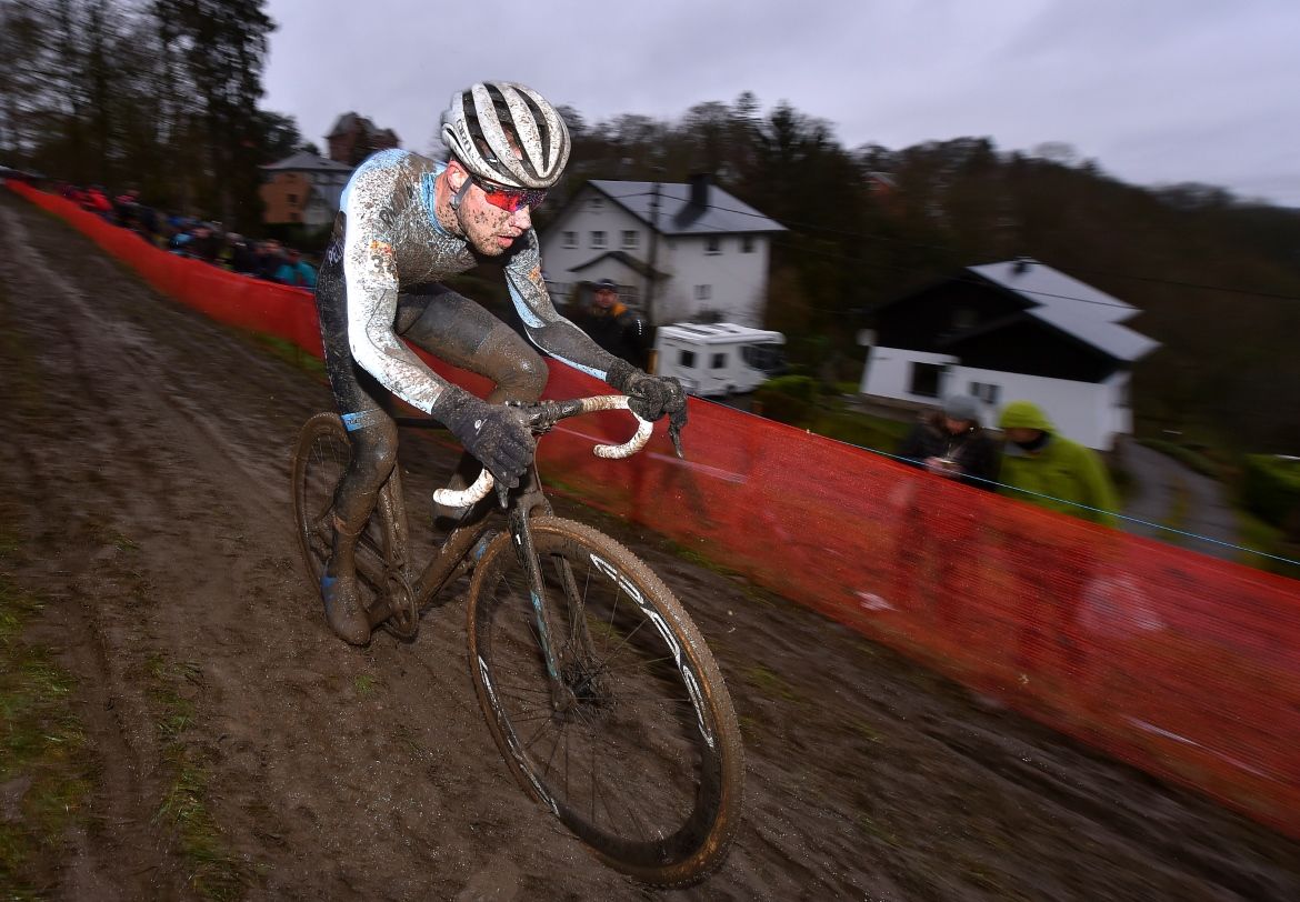 Lucas Dubau during the Namur round of the World Cup