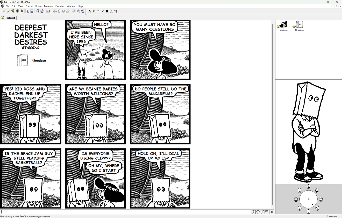 Comic Chat on Windows 11