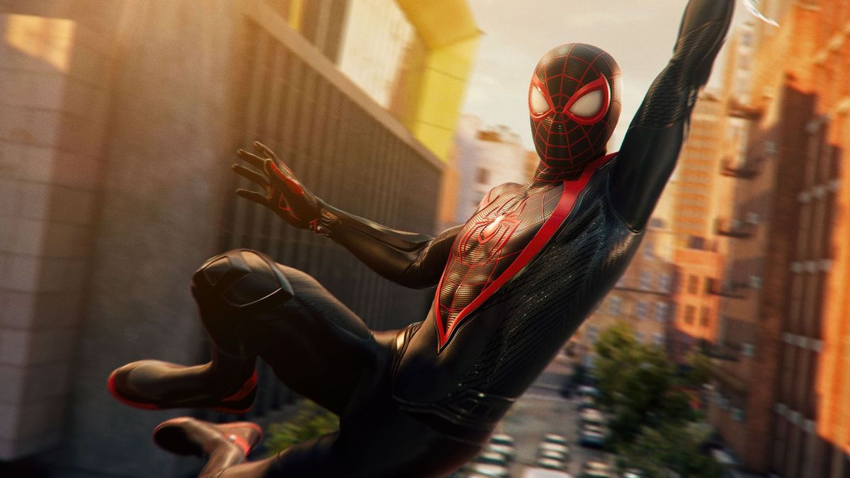 Marvel&#039;s Spider-Man 2 screenshot showing Miles Morales