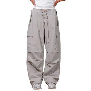 Local European grey cargo trousers