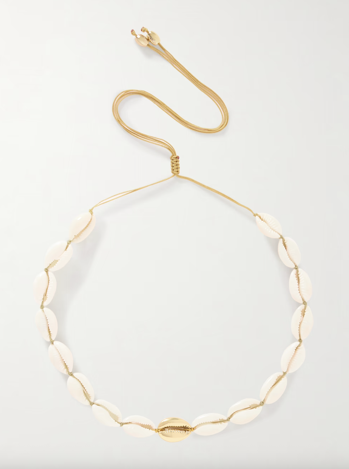 Tohum Concha Puka Gold-Plated Shell Necklace