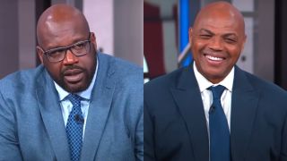Shaquille O'Neal and Charles Barkley on Inside the NBA.