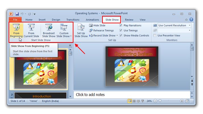 How To Make A Picture Slideshow In Powerpoint