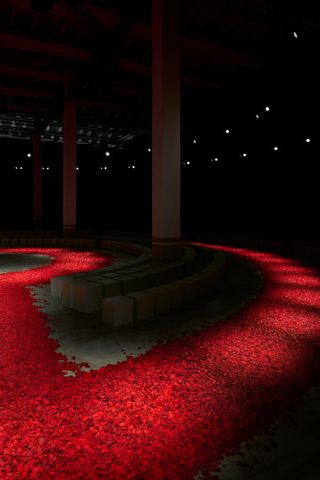 Ferragamo A/W 2025 runway show set