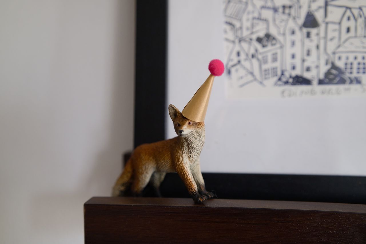 A photo of a fox miniature taken on a Sigma BF