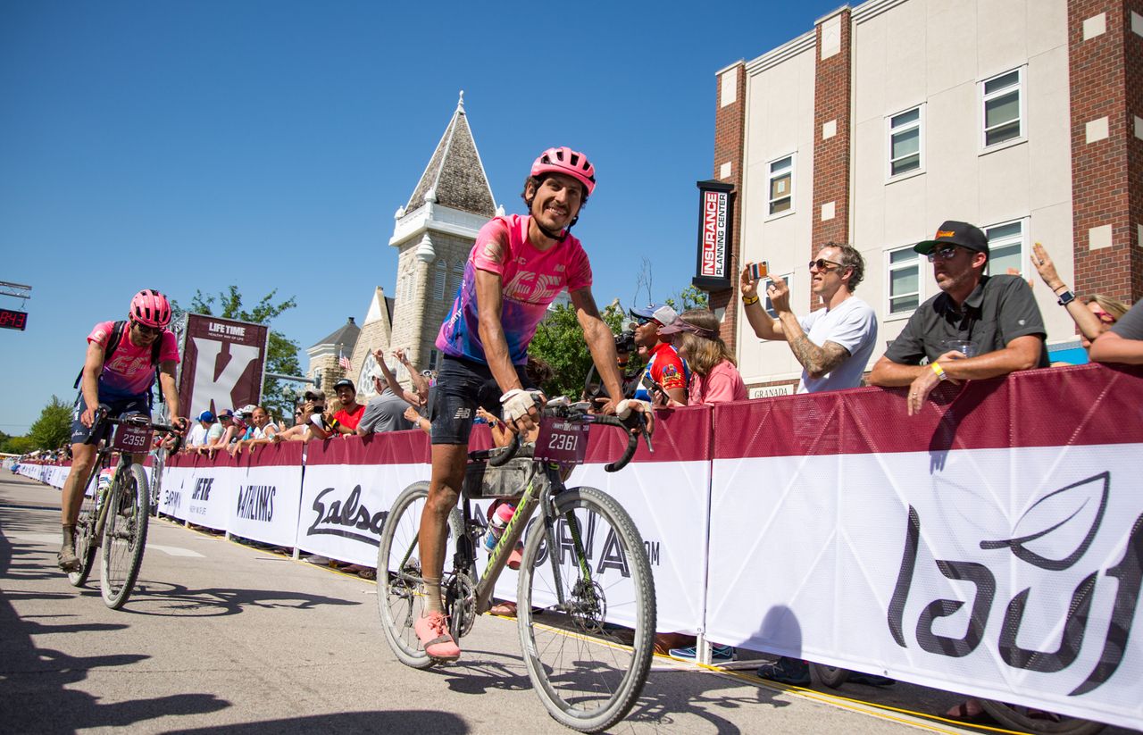 Lachlan Morton (EF Education First) after Dirty Kanza