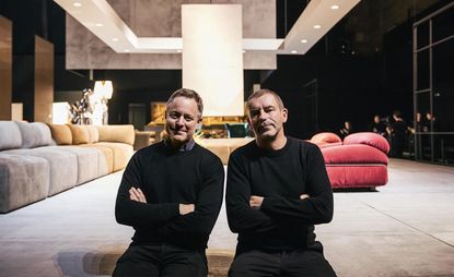 Set designer Scott Pask and Bottega Veneta's creative director Tomas Maier