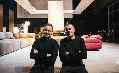 Set designer Scott Pask and Bottega Veneta&#039;s creative director Tomas Maier