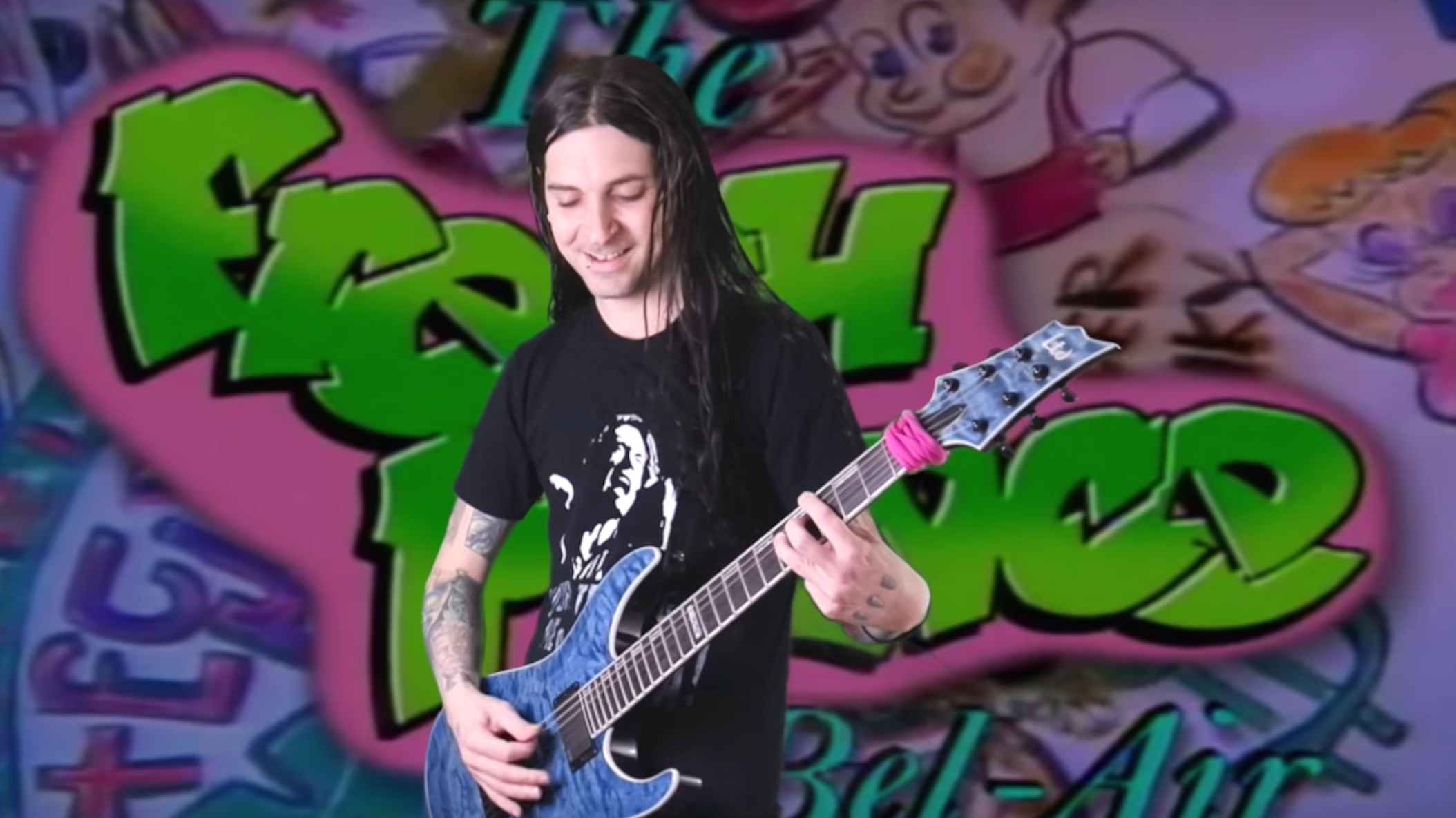 Erock performs the theme tune to The Fresh Prince Of Bel-Air