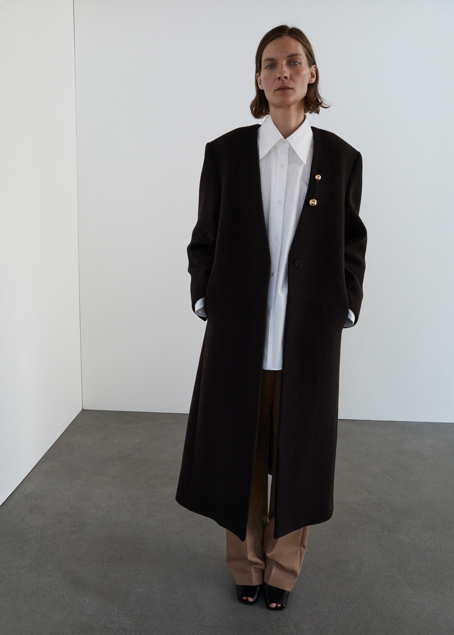 Wool Overcoat - Women | Mango United Kingdom