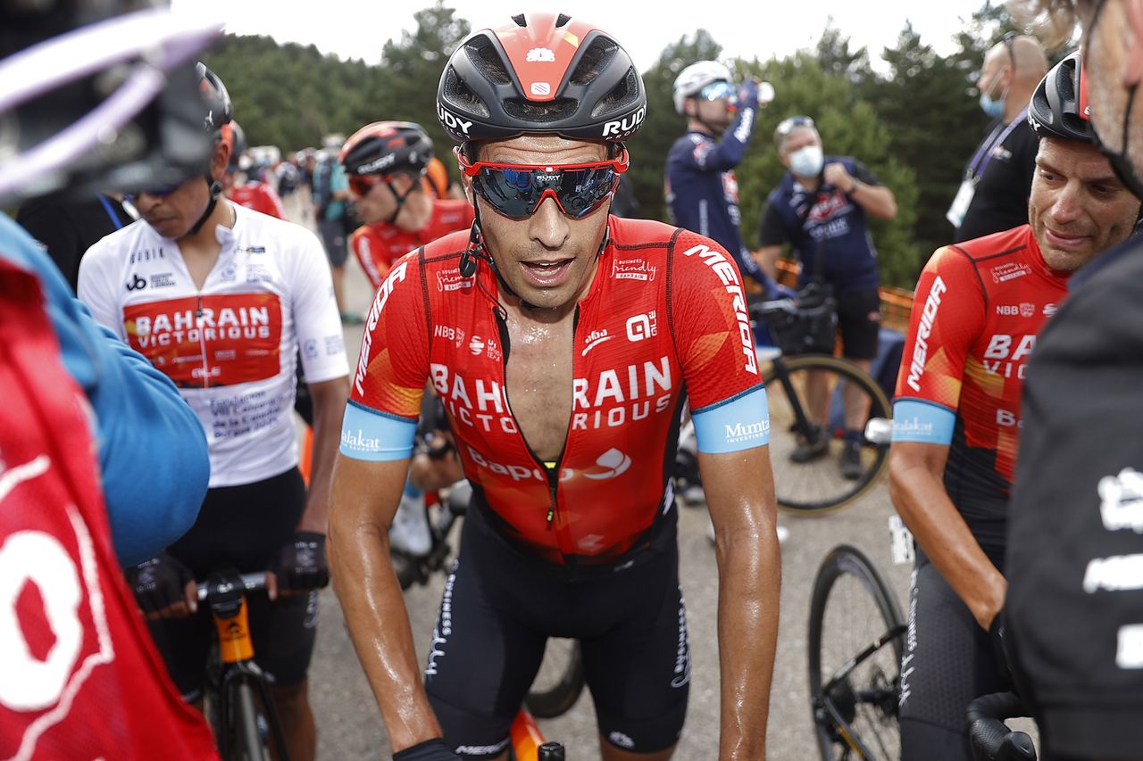Vuelta a Burgos 2021 43rd Edition 5th stage Comunero de Revenga Lagunas de Neila 146 km 07082021 Mikel Landa ESP Bahrain Victorious photo Luis Angel GomezBettiniPhoto2021