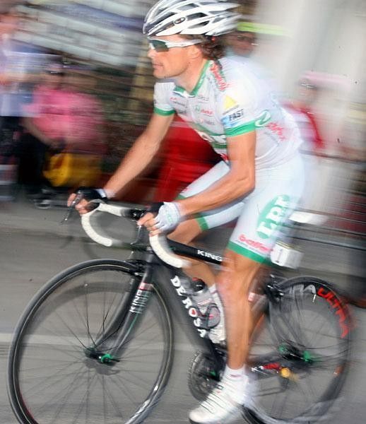 Di Luca was riding fast and got second