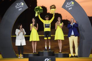 Egan Bernal (Team Ineos) enjoys his moment