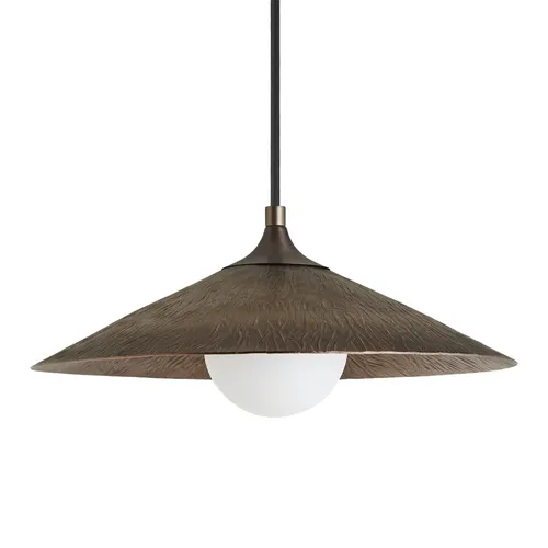 Flume Pendant Light in Bronze