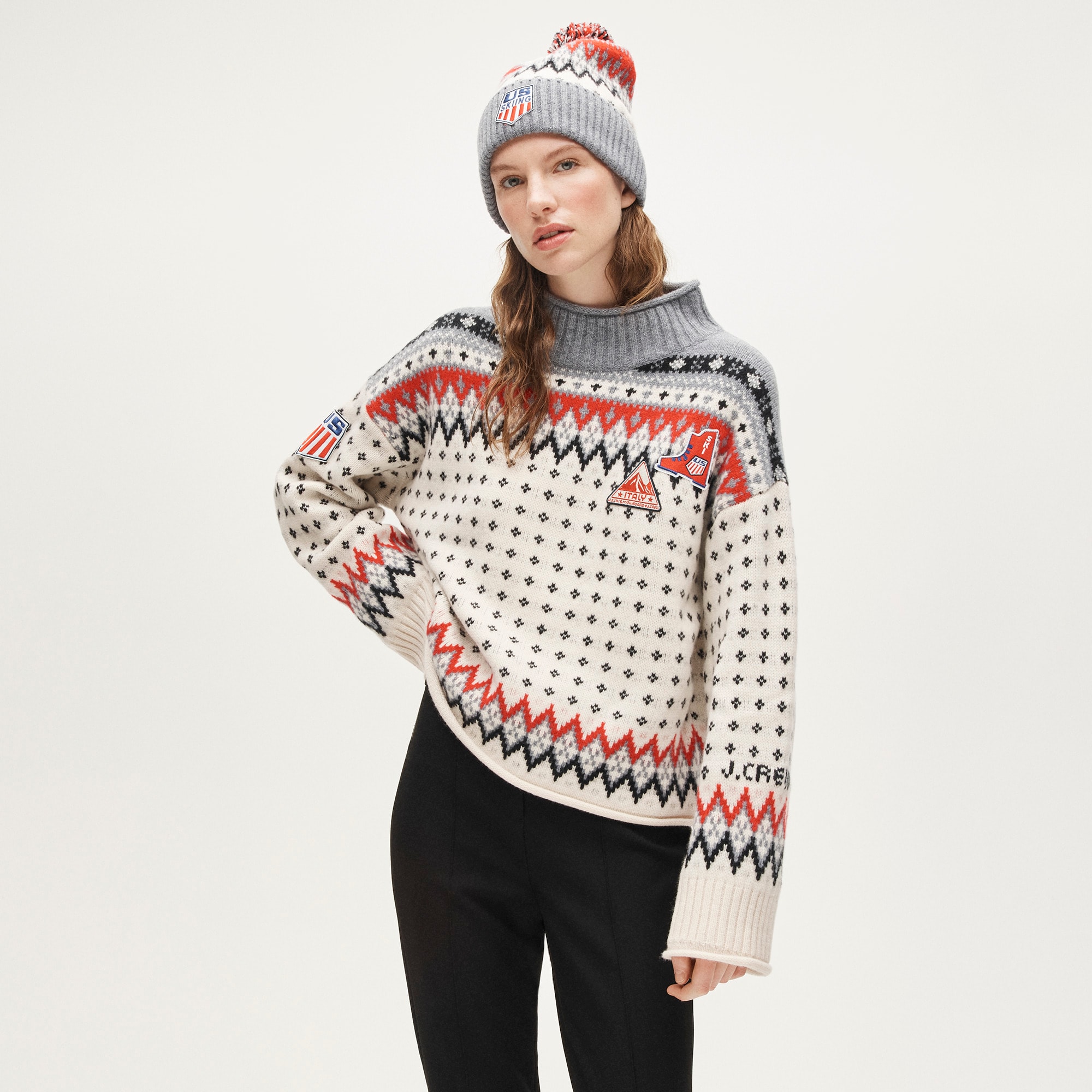 U.s. Ski &amp; Snowboard by J.crew Fair Isle Rollneck&trade; Sweater in Vintage Wool