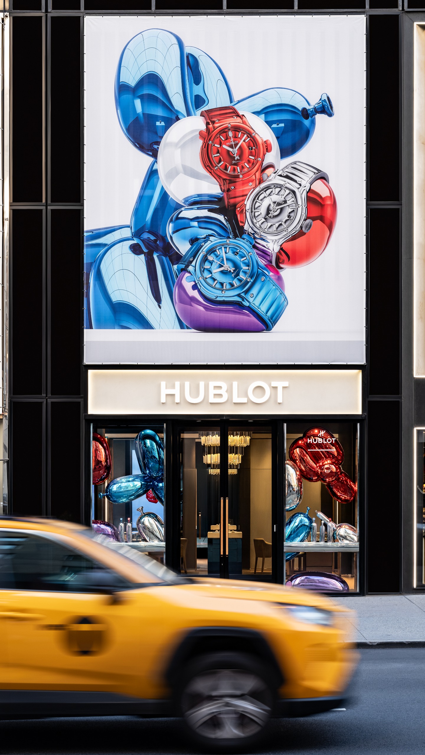 Details of watches by Jeff Koons and Hublot. They are in his signature style, bubbly and bright. Almost inflatable
